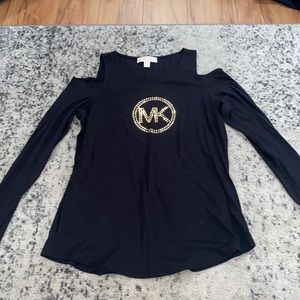 Michael Kors off the shoulder long sleeve